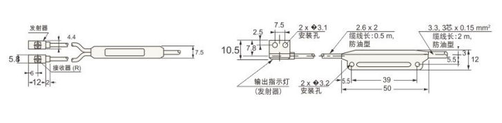 KJT-F-G8S激光光电开关|激光光电开关产品型号-参数-接线图